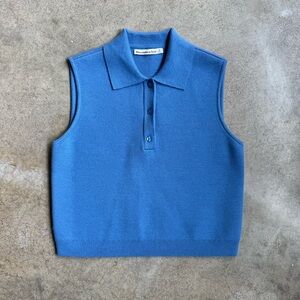 Abercrombie & Fitch Luxeloft Sleeveless Notch Neck Top